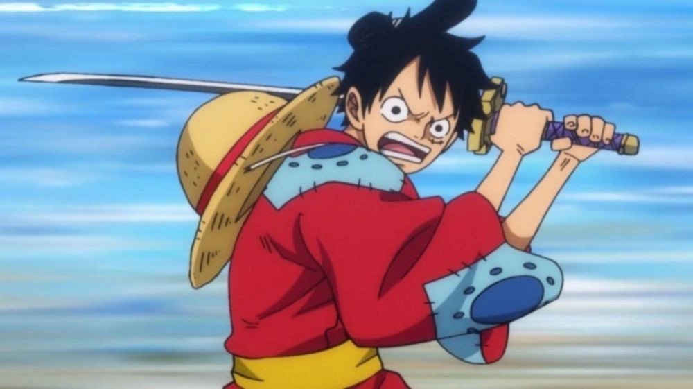 Hinh Anh Luffy Cam Dao Chuan Bi Chem