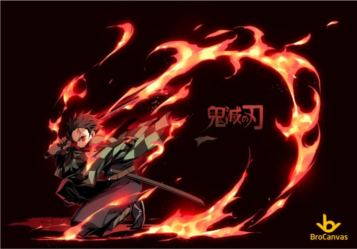 Ảnh anime nam đẹp Kamado Tanjirou