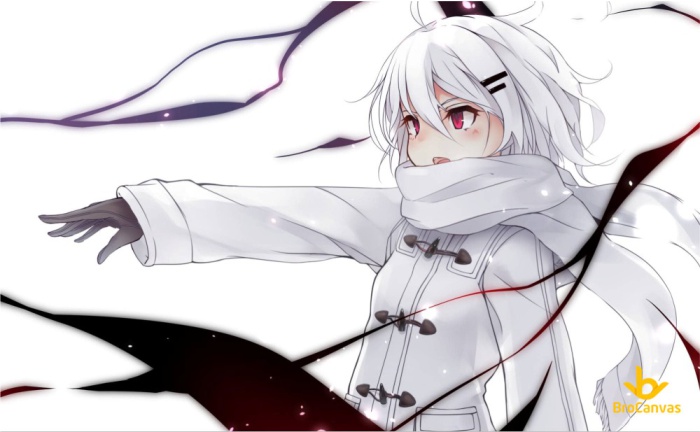Ảnh anime nữa đẹp cô gái mùa đông