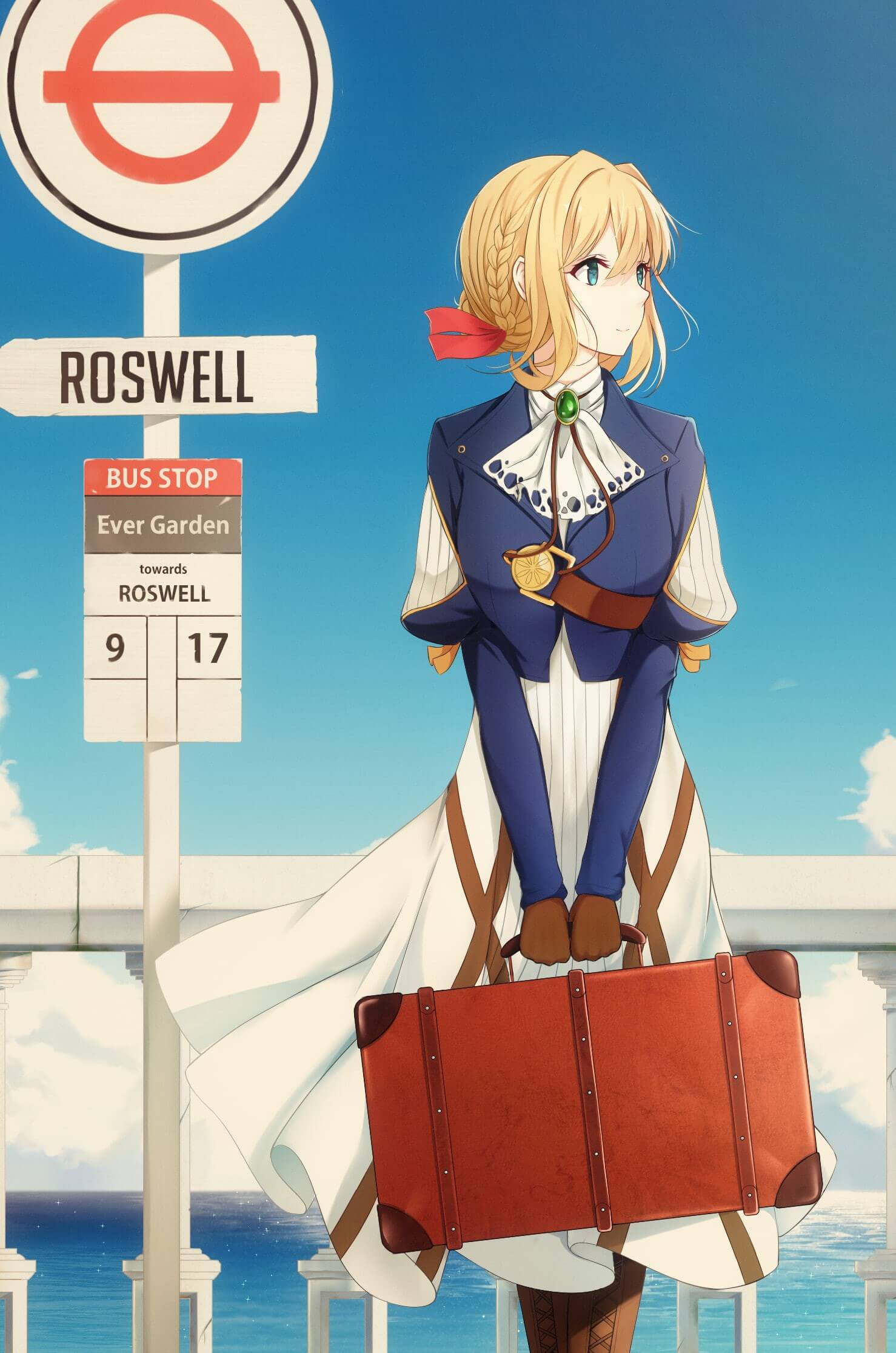 Hình ảnh Violet Evergarden (anime), sign, Violet Evergarden, 1080P