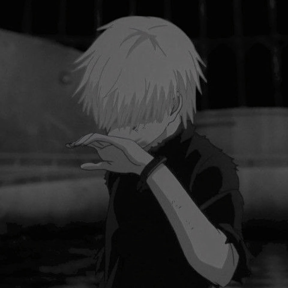 avatar anh anime nam buon den trang 960px 960px avatar 42