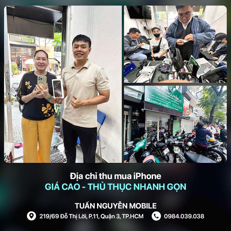 Bảng giá thu mua iPhone cũ | Định Giá Cao – TPHCM