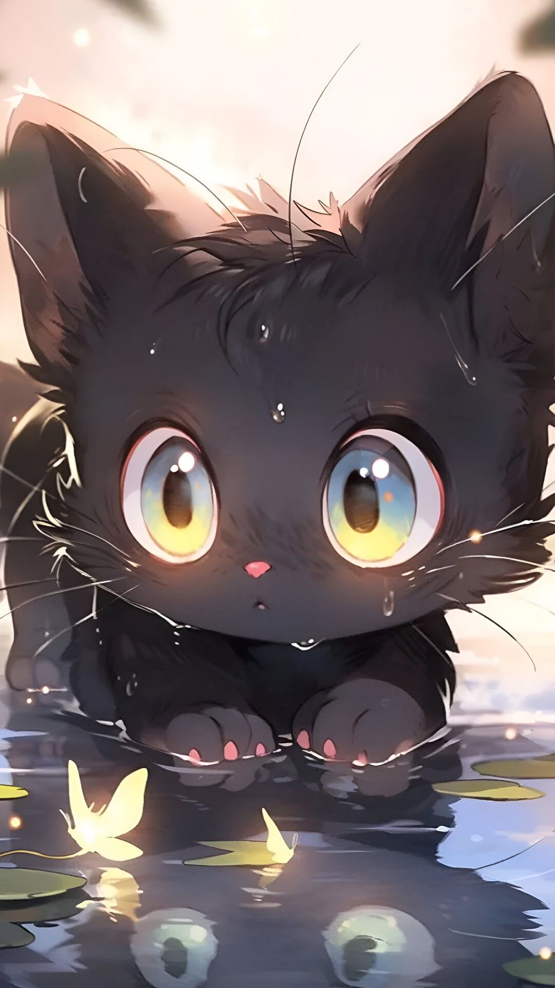 Hình nền mèo hoạt hình cute, đẹp nhất