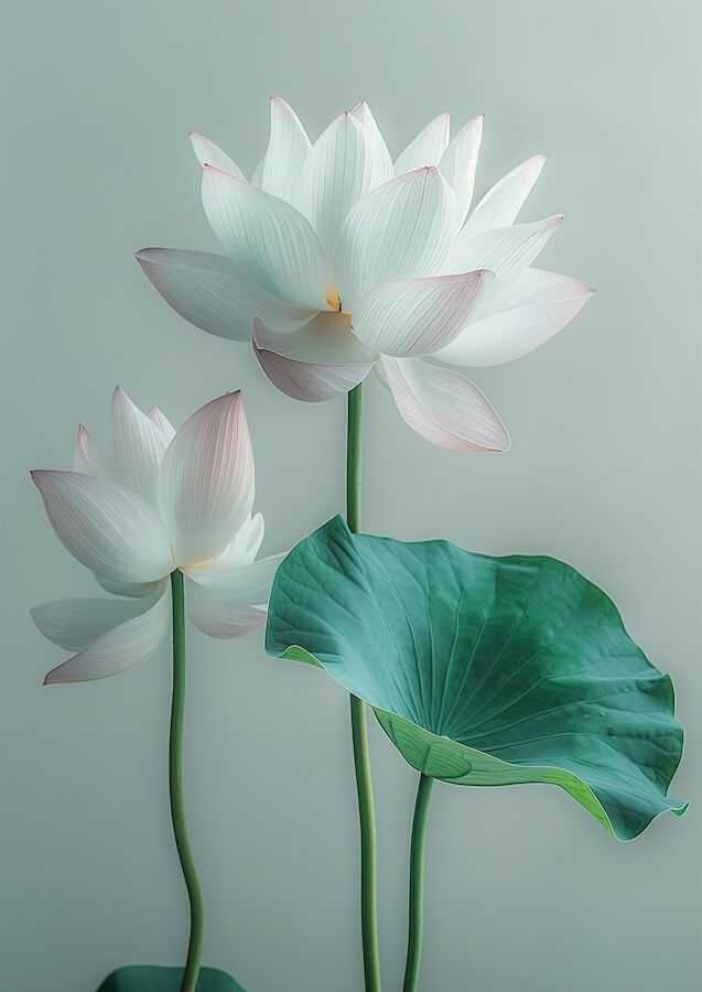 hình nền hoa sen trắng