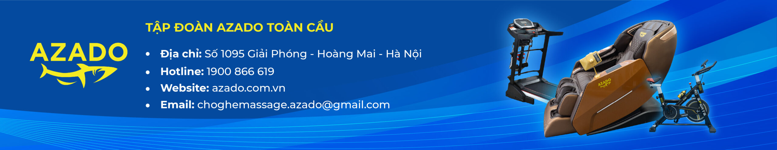 Thông tin liên hệ Ghế Massage AZADO