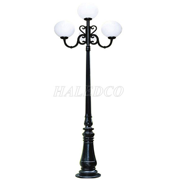 Cột đèn trang trí sân vườn HLV06-CH08-4-4DD