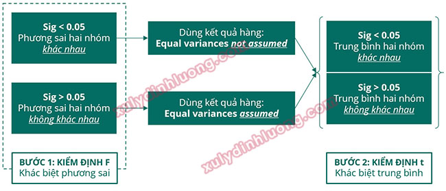 Kiểm định Independent Sample T Test trong SPSS