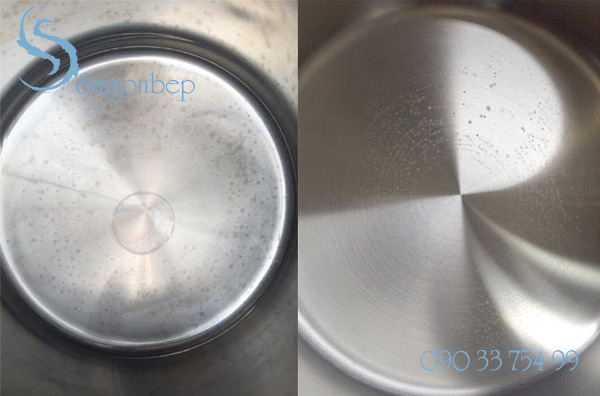 Tại sao nồi inox bị ố, bị đốm loang lổ