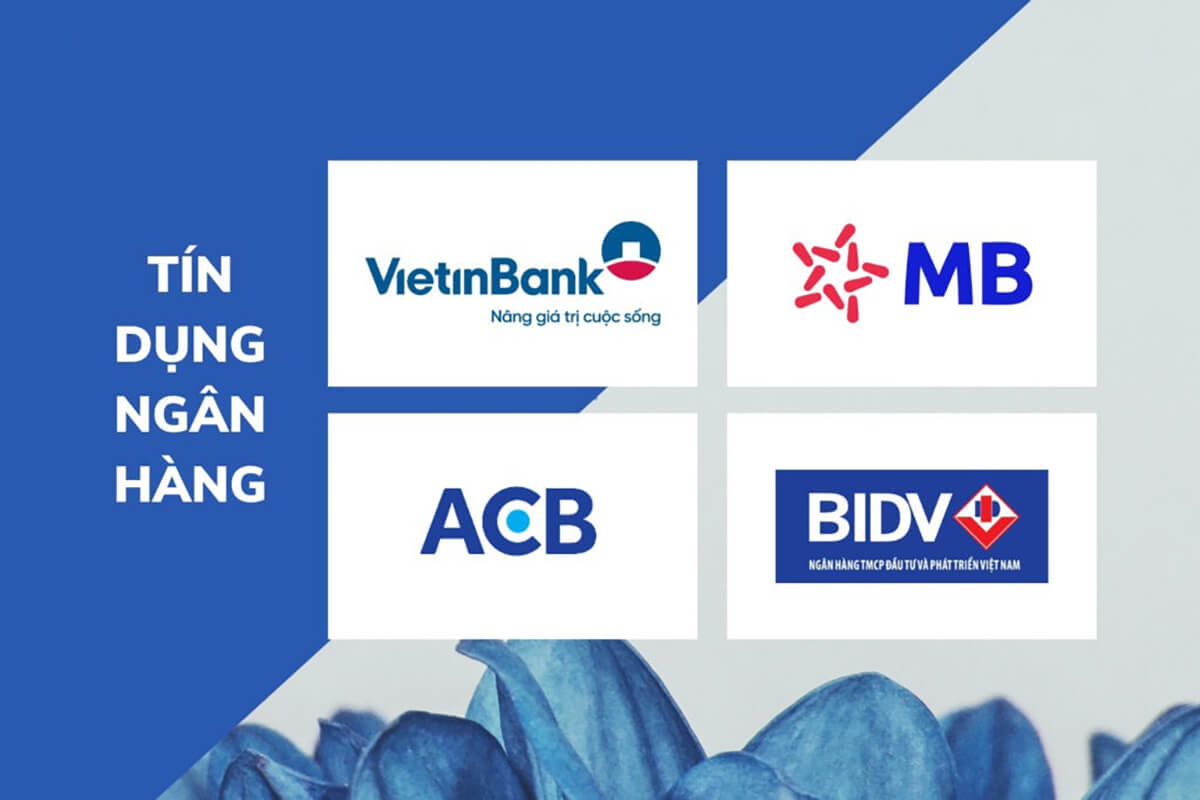 Logo màu xanh phù hợp với ngành tài chính