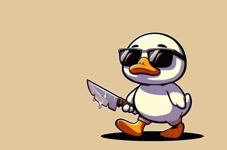 Bộ 60+ ảnh Meme Vịt Cầm Dao, Cầm Súng hăm dọa trước những cuộc tranh cãi quen thuộc