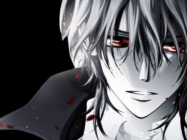 Hình ảnh anime nam ngầu khóc