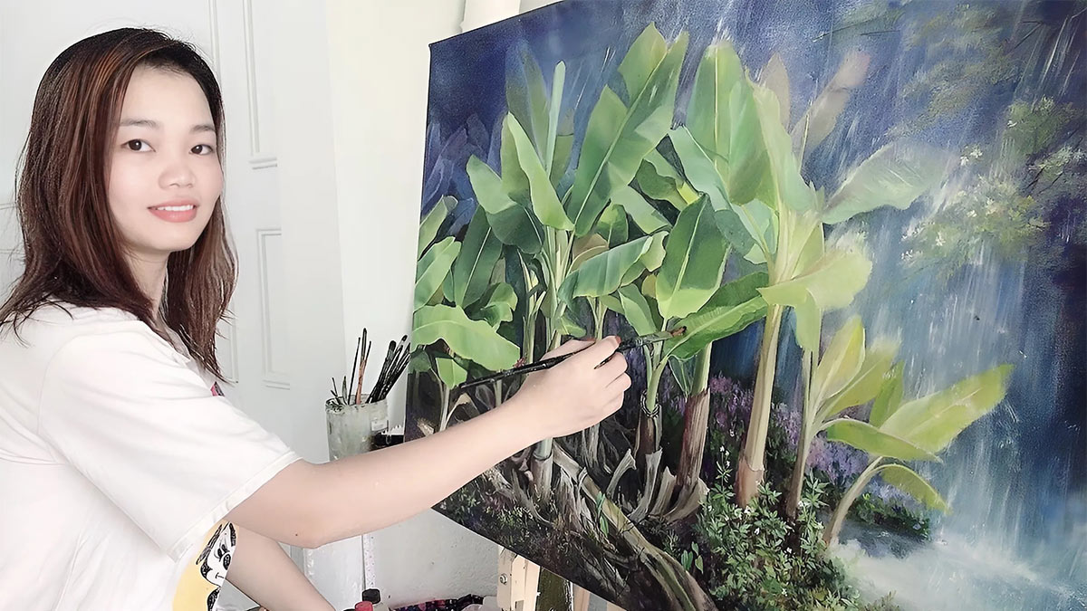 Bài thơ về nghề nghiệp họa sĩ cuốn hút