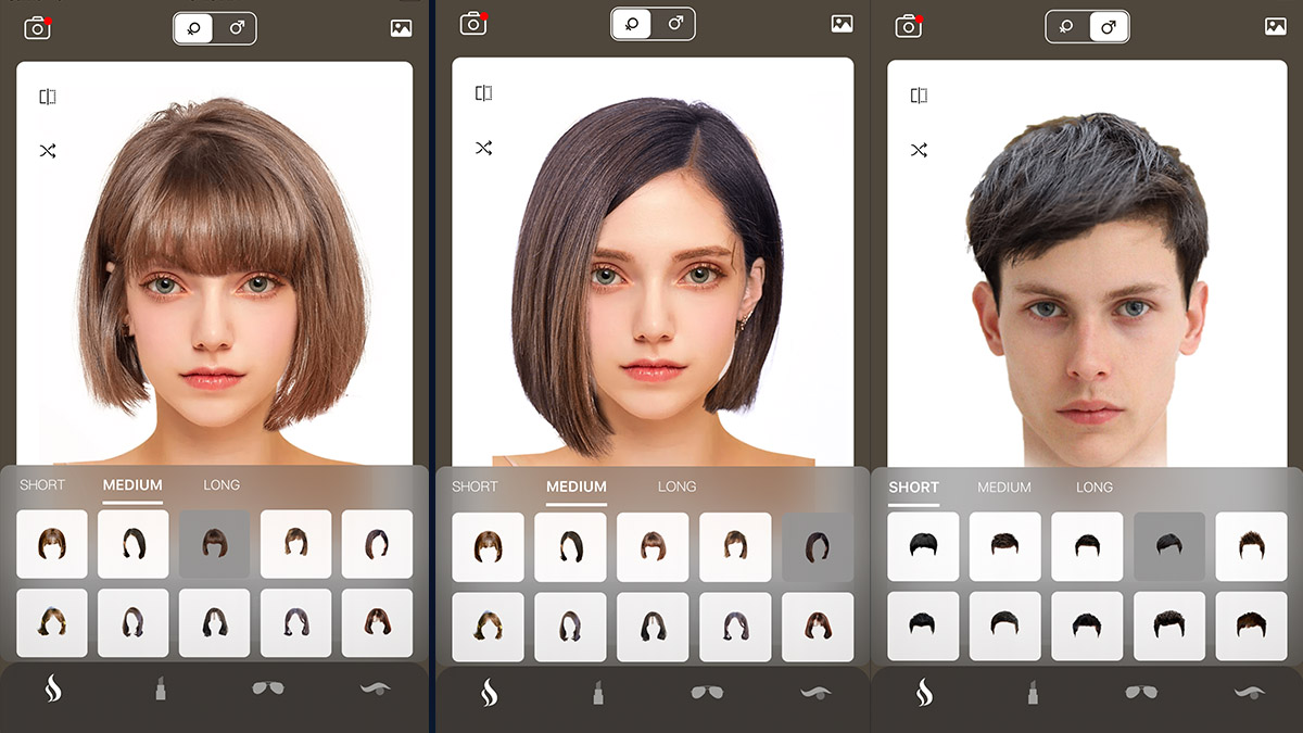 App chỉnh tóc