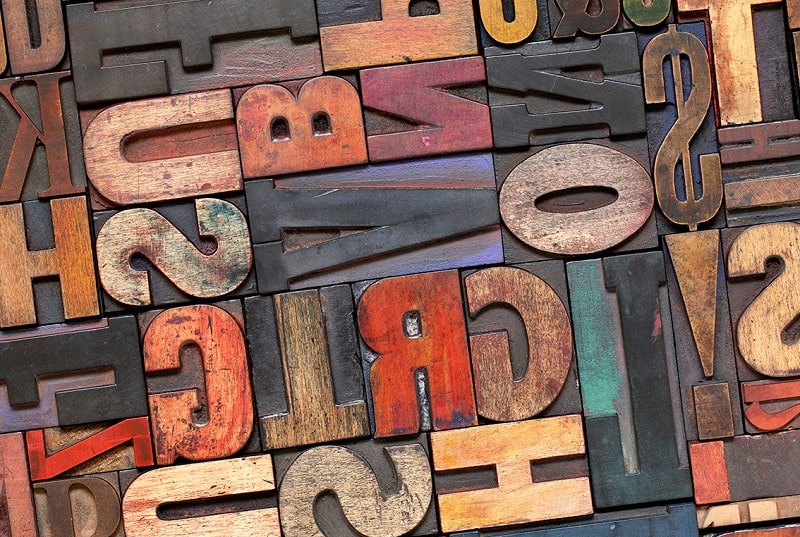 Typographic design