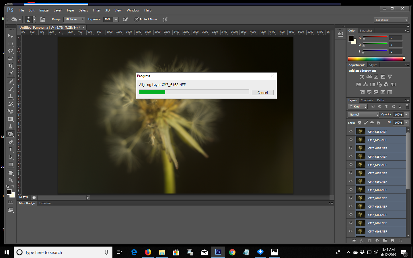 How to focus stack in Photoshop CS6 for tack-sharp images