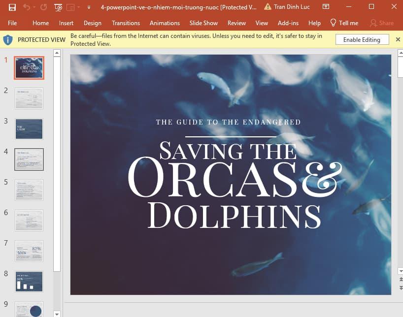 Powerpoint về ô nhiễm môi trường nước 8