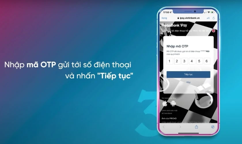 Nhập mã OTP