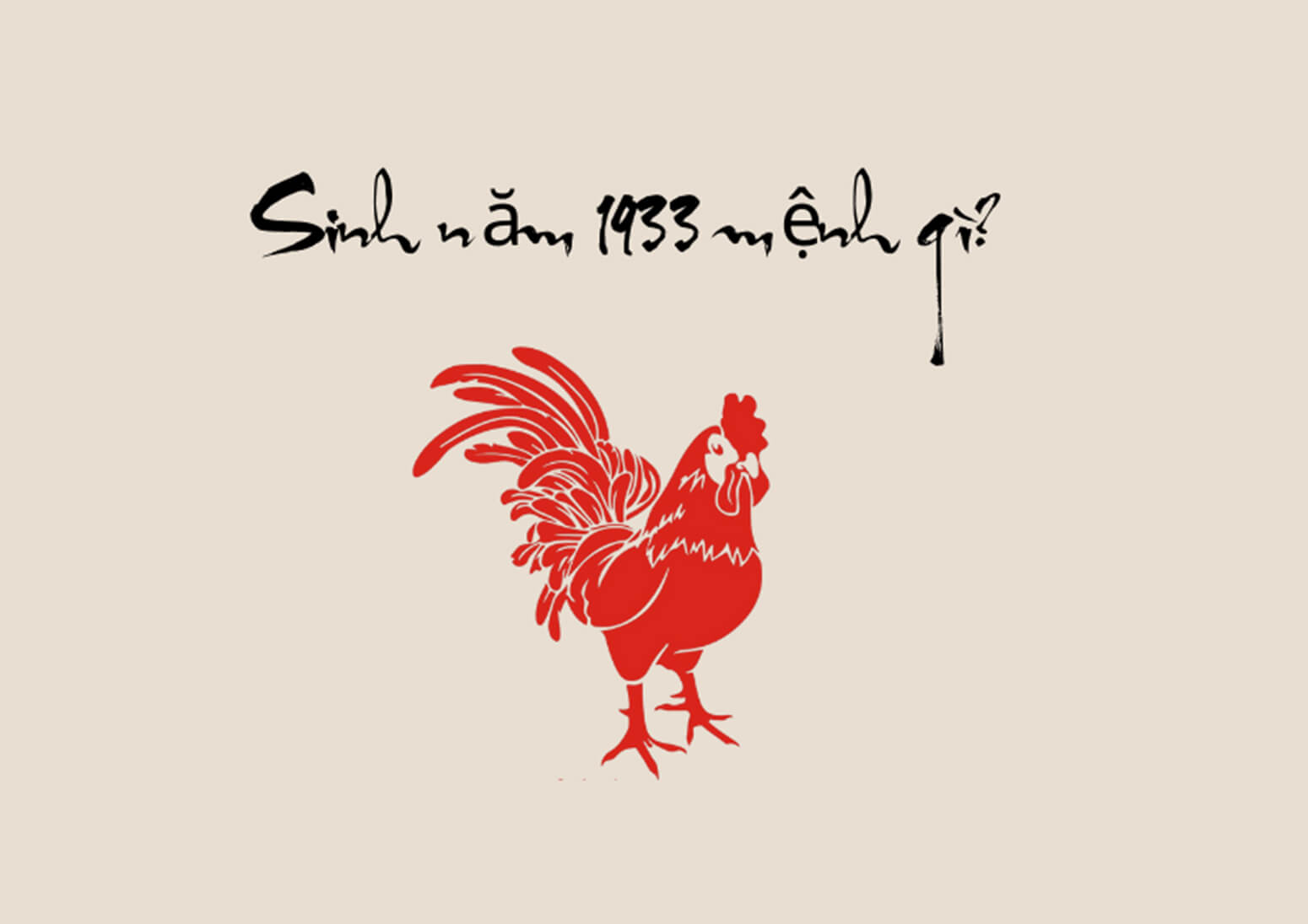 Người sinh năm 1933 tuổi gì? Tử vi người tuổi Quý Dậu 1933