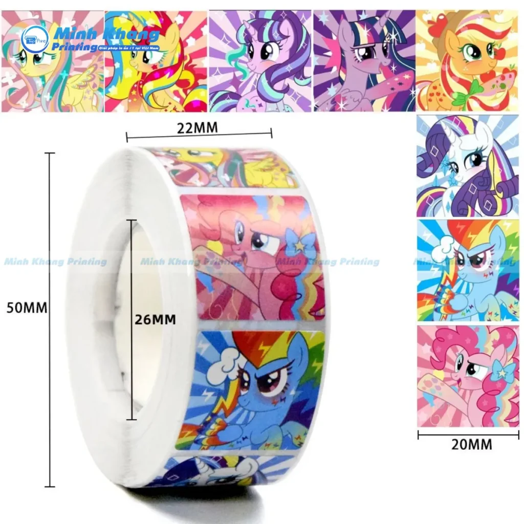 Bí Quyết Chọn Quy Cách In Sticker Cuộn 