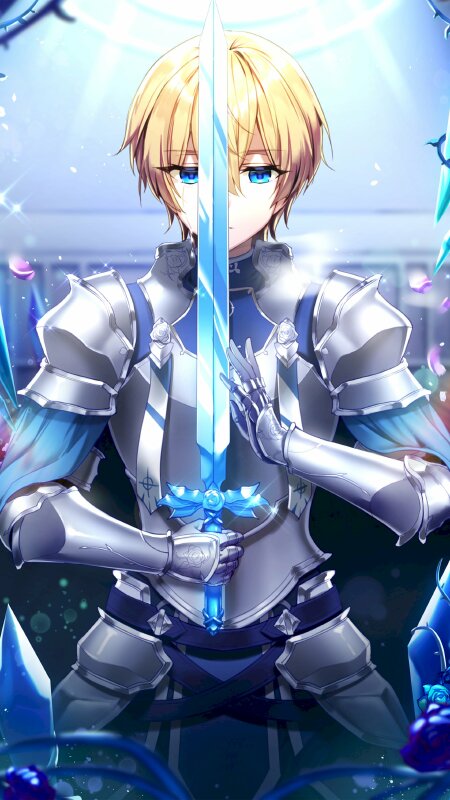 Hình nền điện thoại Kirito 4K trong trạng thái bạch kiếm