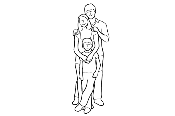 Family 19 - 19 cách tạo dáng chụp ảnh gia đình tự nhiên nhất - HThao Studio