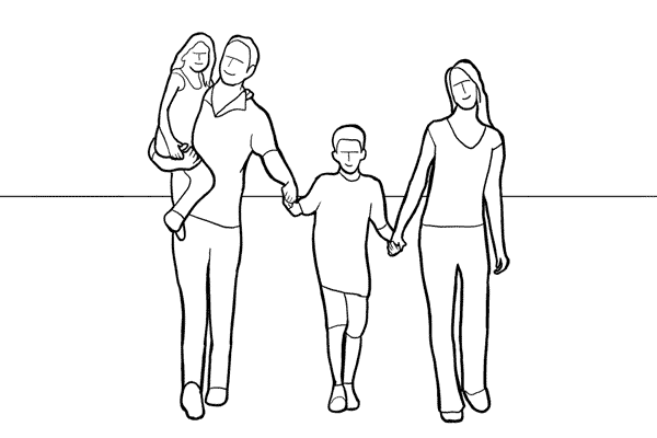 Family 20 - 19 cách tạo dáng chụp ảnh gia đình tự nhiên nhất - HThao Studio