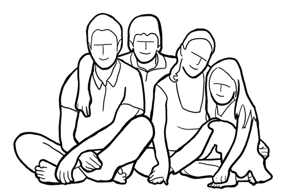 Family 12 - 19 cách tạo dáng chụp ảnh gia đình tự nhiên nhất - HThao Studio