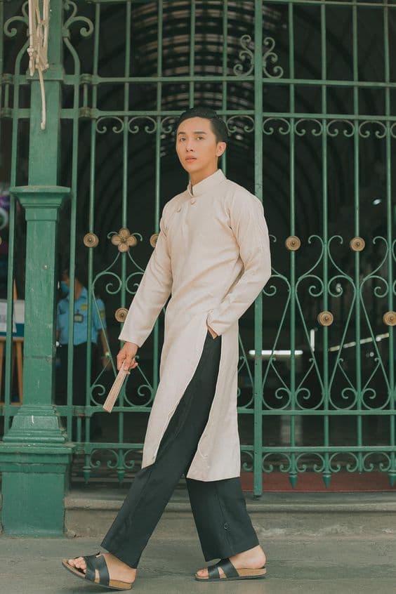 tạo dáng chụp ảnh tết cho nam 20