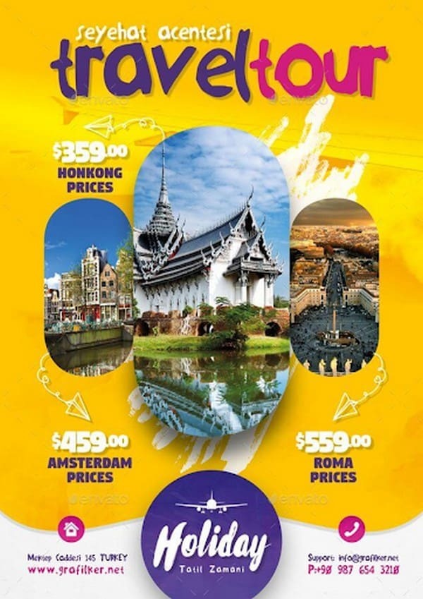 Mẫu Poster Du Lịch