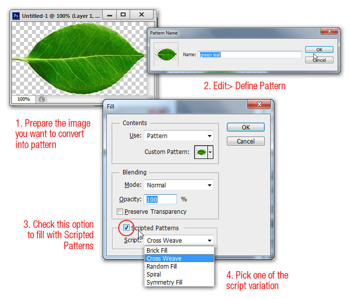 Scripted Patterns