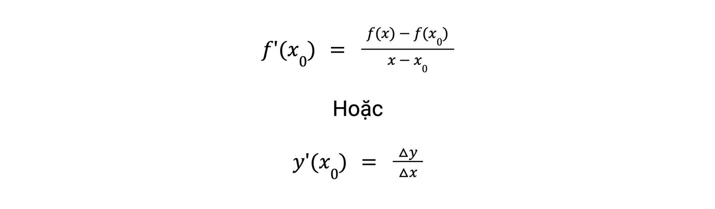 Công thức tính đạo hàm sơ cấp, cao cấp và đạo hàm lượng giác đầy đủ
