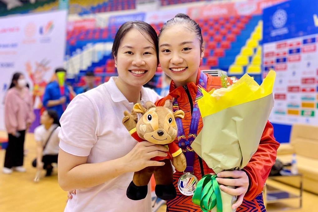 Nữ VĐV Aerobic ngoài đời là cô nàng Gen Z xinh xắn, ngọt ngào - 4
