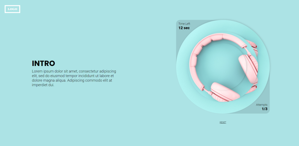 Event gamification idea: Rotating puzzle game