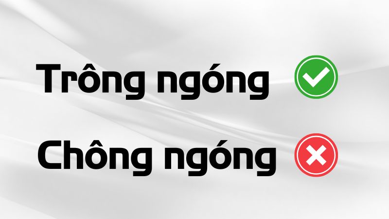Trông ngóng hay chông ngóng đúng chính tả?