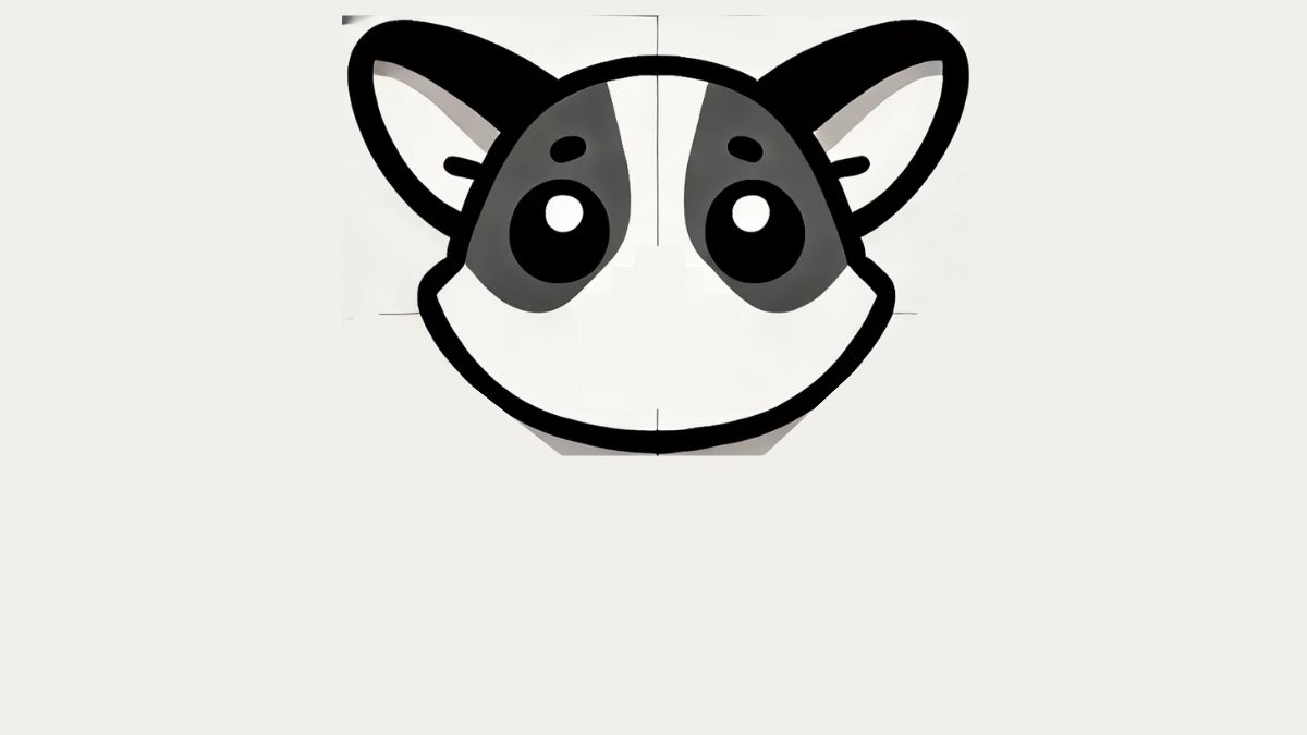 Hướng dẫn cách vẽ chó Corgi siêu đáng yêu bước 1