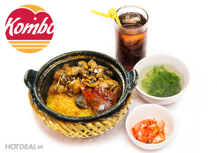 1 Suất Cơm Niêu Chuẩn Singapore Kèm Đồ Uống – Hệ Thống Cơm Niêu Kombo Danh Tiếng 12 Cơ Sở