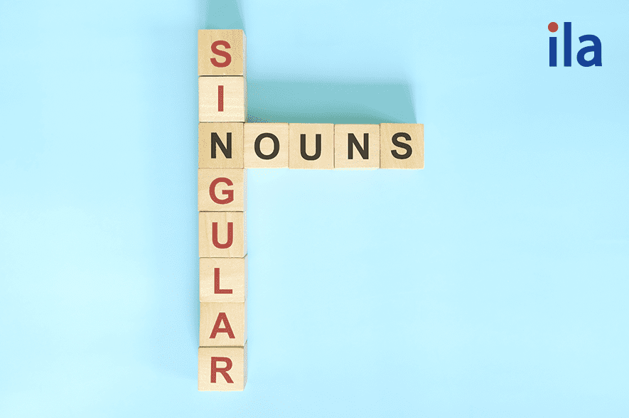 Danh từ số ít là singular noun.