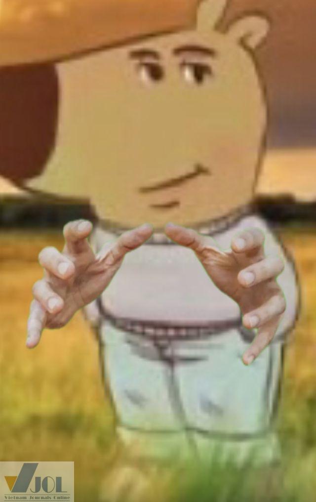 Meme chill guy cười nhẹ