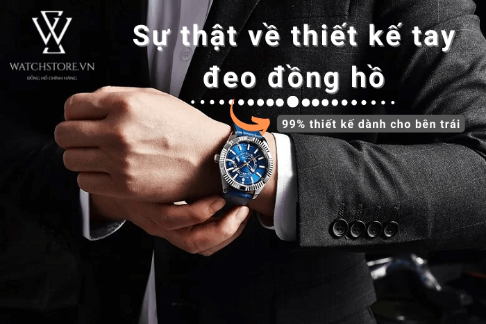 Con trai đeo đồng hồ tay nào? Trái hay phải thì mới tốt