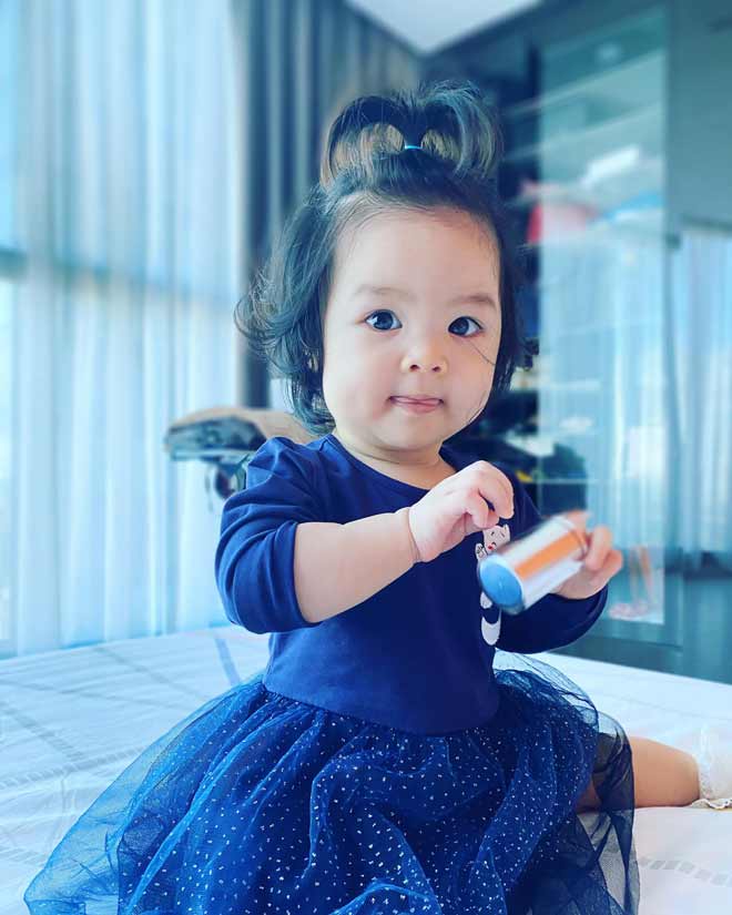 Con gái Trần Bảo Sơn và bạn gái giấu mặt: Càng lớn càng xinh, giống y hệt bố - 3