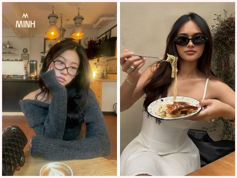 Dùng tay hoặc vật che nửa gương mặt 