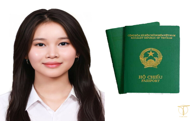 Chụp ảnh hộ chiếu mặc áo gì