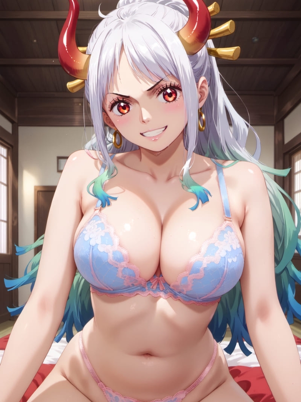 Yamato sexy khoe đường cong mềm mại.