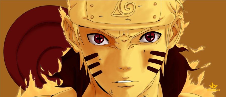 Hình ảnh Naruto Trạng Thái Chakra Cửu Vĩ