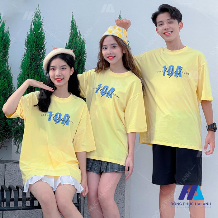 Mẫu áo thun oversize trẻ trung, năng động và cá tính