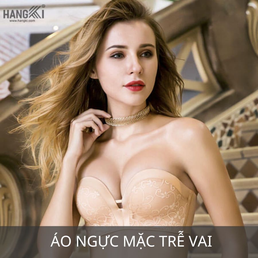 áo ngực không dây mặc áo trễ vai
