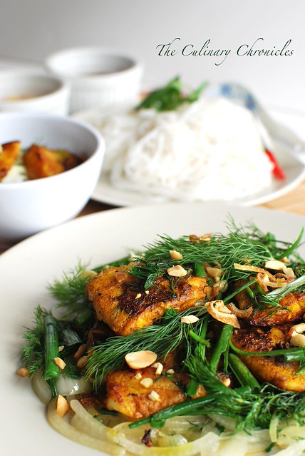 Cha Cá Thang Long (Vietnamese Style Fish with Tumeric & Dill)