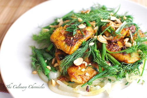 Cha Cá Thang Long (Vietnamese Style Fish with Tumeric & Dill)