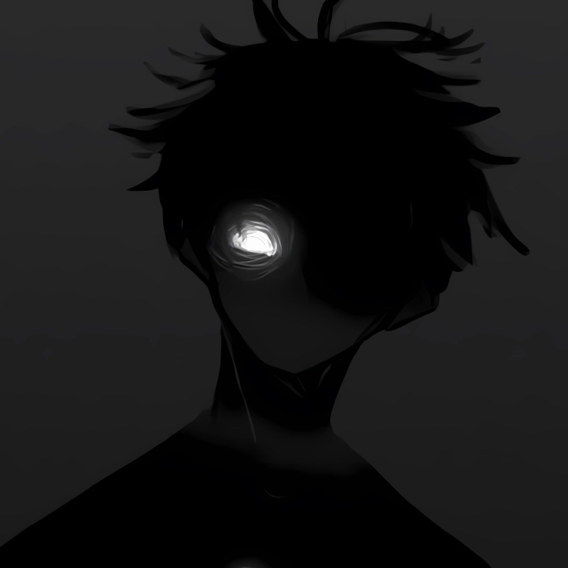 Avatar đen tròn