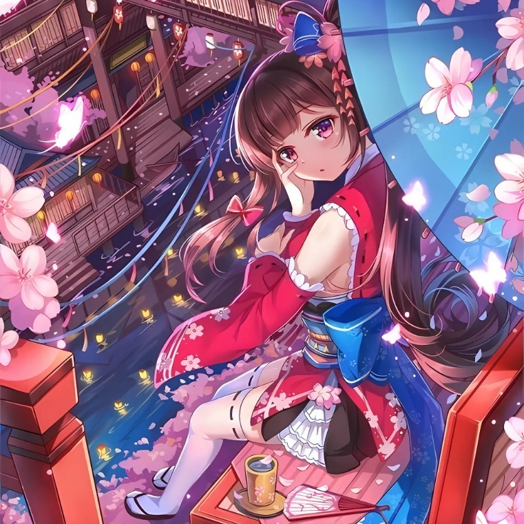 Avatar Tết năm mới cute anime